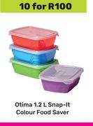 Otima 1.2L Snap It Colour Food Saver-For 10