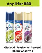 Glade Air Freshener Aerosol Assorted-For Any 4 x 180ml