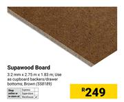 Supawood Board 558189-3.2mm X 2.75m X 1.83m
