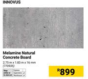 Innovus Melamine Natural Concrete Board 770935-2.75m X 1.83m X 16mm