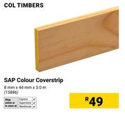 Col Timbers SAP Colour Coverstrip 15886-8mm X 44mm X 3.0m