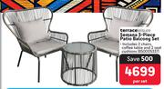Terrace Leisure Semana 3 Piece Patio balcony Set-Per Set