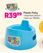 Baby Care Plastic Potty Assorted Colours