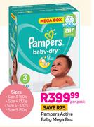 Pampers Active Baby Mega Box-Per Pack