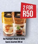 Ina Paarman's Ready To Serve Sauces Assorted-For 2 x 200ml
