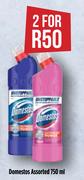 Domestos Assorted-For 2 x 750ml