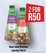 Knorr Salad Dressings Assorted-For 2 x 340ml
