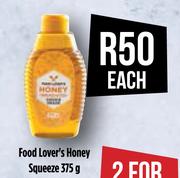 Food Lover's Honey Squeeze-375g Each