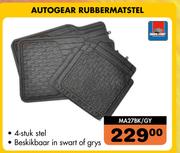 Autogear Rubbermat stel MA27BK/GY