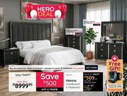 Hanna Headboard & Pedestals 10290173