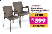 Contour Tuscany Chair Champagne Or Black-For 2