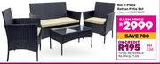 Rio 4 Piece Rattan Patio Set