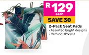 2 Pack Seat Pads-Each