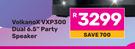 Volkano X VXP300 DUal 6.5" Party Speaker.