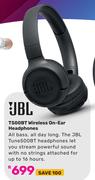 JBL T500BT Wireless On-Ear Headphones