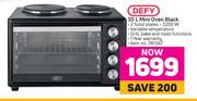 Defy 30L Mini Oven Black