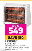 Logik 3 Bar Heater