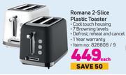 Meiger Romana 2 Slice Plastic Toaster-Each