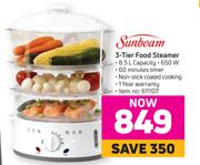 Sunbeam 3 Tier Food Steamer