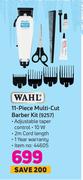 Wahl 11 Piece Multi Cut Barber Kit 9257