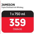 Jameson Triple Distilled Irish Whisky-750ml