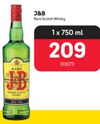 J&B Rare Scotch Whisky-750ml