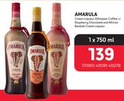 Amarula Cream Liqueur, Ethopian Cofee Or Raspberry Chocolate & African Baobab Cream Liqueur-750ml EA