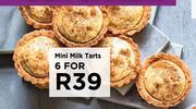 Mini Milk Tarts-For 6