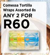 Comessa Tortilla Wraps Assorted-For 2 x 8s