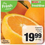 Freshline Oranges-2.5kg Per Bag