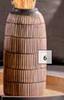 Ethnic Vase Black & Natural-110mm x 223mm