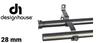 Design House 28mm Pole Set Double 1.5m