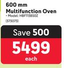 Bosch 600mm Mutifunction Oven HBF113BSOZ