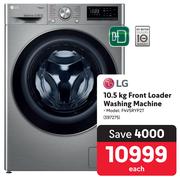 LG 10.5Kg Front Loader Washing Machine F4V5RYP2T