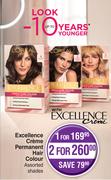 L'Oreal Paris Excellence Creme Permanent Hair Colour Assorted Shades-For 1