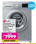 LG 9Kg Inverter Direct Drive Front Loader Washing Machine F4J3VYP5L.AL
