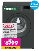 Defy 8Kg Front Loader Washing Machine DAW386