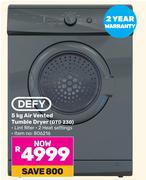 Defy 5Kg Air Vented Tumble Dryer DTD 230