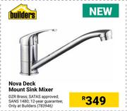 Builders Nova Deck Mount Sink Mixer 783946