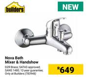 Builders Nova Bath Mixer & Handshow 783948