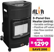 Alva 3 Panel Gas Heater GH312