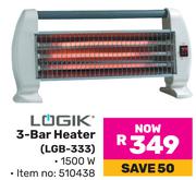 Logik 3 Bar Heater LGB-333