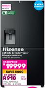 Hisense 601 Side By Side Freezer/Fridge H780SB-IDL
