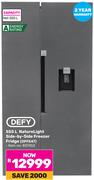 Defy 555L Nature Light Side By Side Freezer/Fridge DFF547