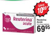 Reuterina Acute 10 Chew Tablets