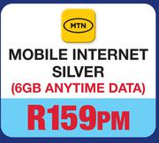 MTN Mobile Internet Silver-6GB Anytime Data