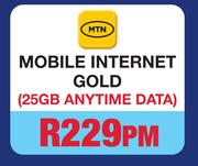 MTN Mobile Internet Gold-25GB Anytime Data