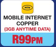 MTN Mobile Internet Copper-3GB Anytime Data