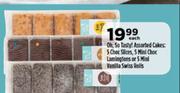 Oh So Tasty! Assorted Cakes: 5 Choc Slices,5 Mini Choc Lamingtons Or 5 Mini Vanilla Swiss Rolls-Each
