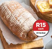 60% Rye Bread-Each
